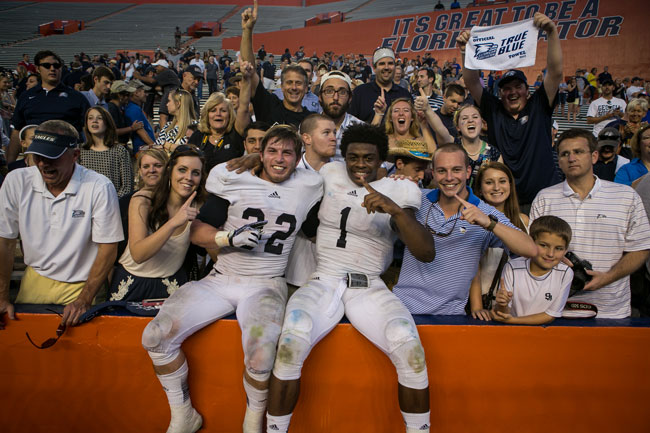 Eagles in the stands
