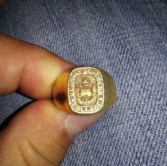 Georgia Southern College Ring Found