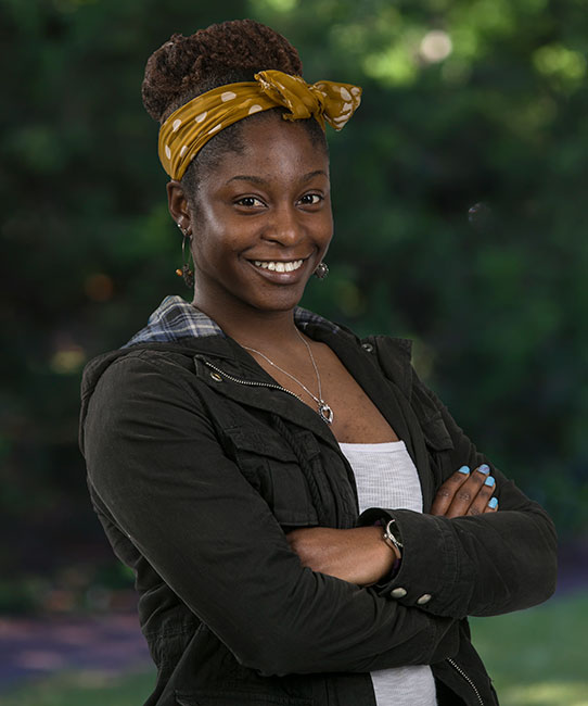 "I think the ‘large-scale, small-feel’ environment is a good transition for students who want to study in the U.S." - Keturah Bowe, Bahamas