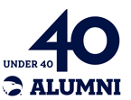 Georgia Southern image 40 under 40 logo