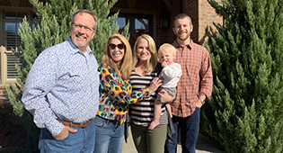 The Evans family