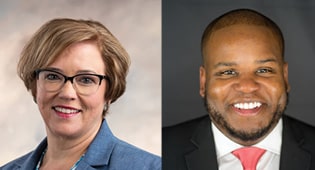 Dr. Shay Little and Dr. TaJuan Wilson