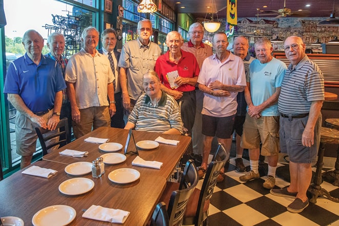 ROMEO Club members meeting for dinner