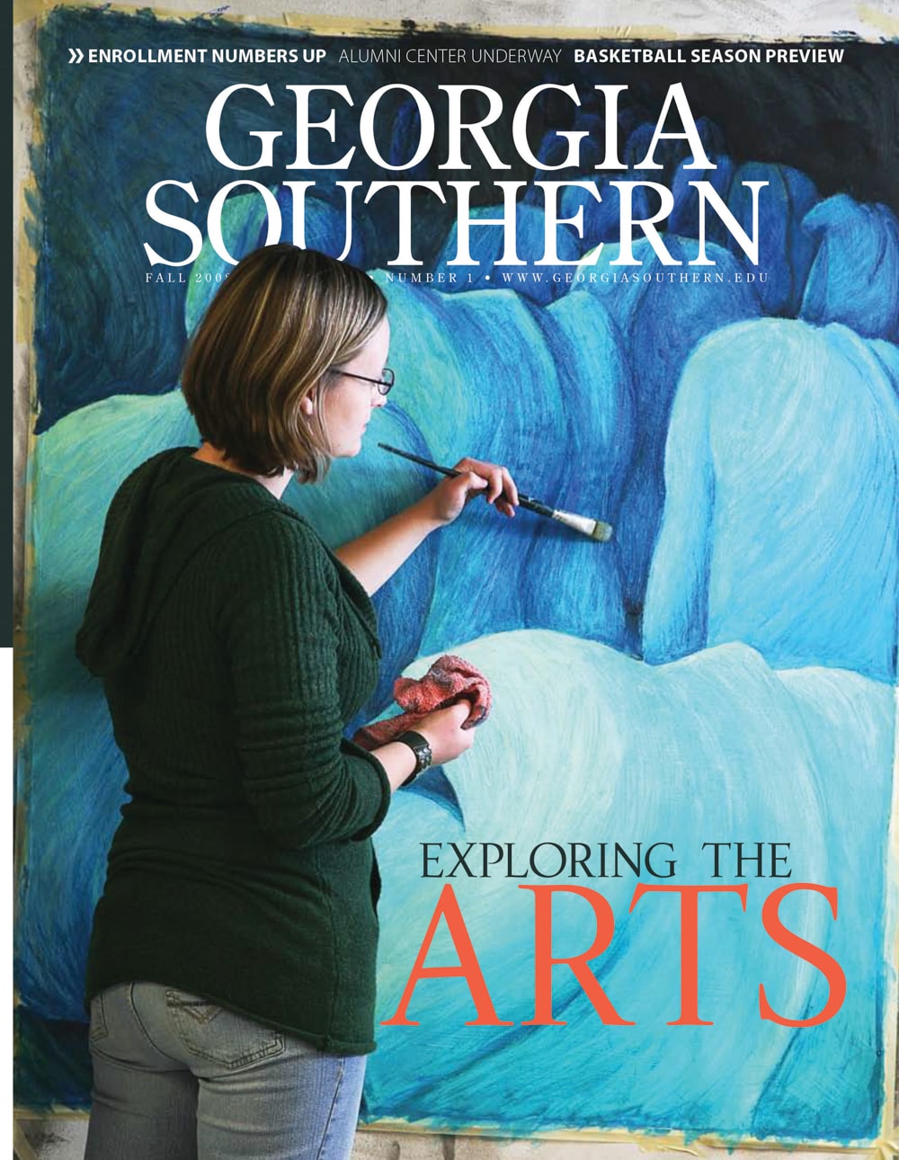 cover of georgia southern magazine fall 2008