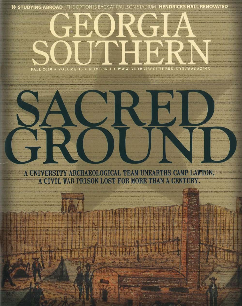 cover of georgia southern magazine fall 2010