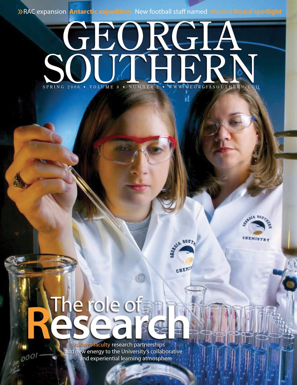 cover of georgia southern magazine spring 2006