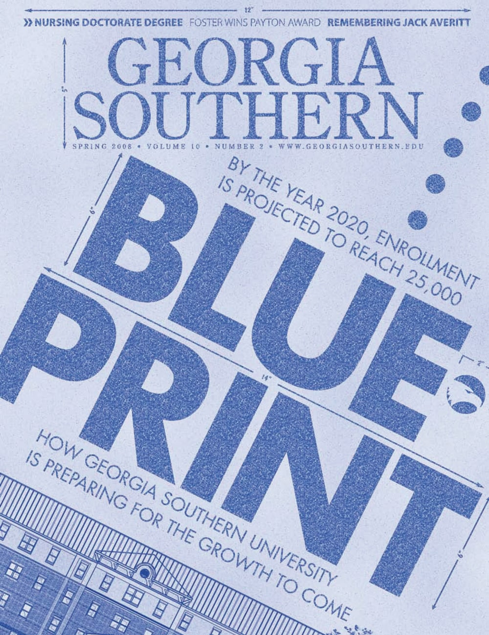 cover of georgia southern magazine spring 2008