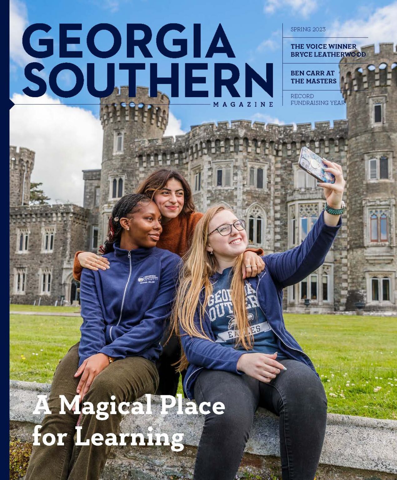 cover of georgia southern magazine spring 2023