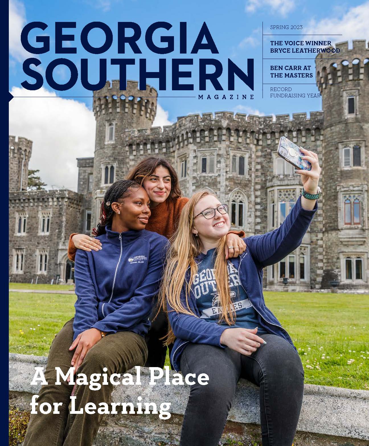 cover of georgia southern magazine spring 2023