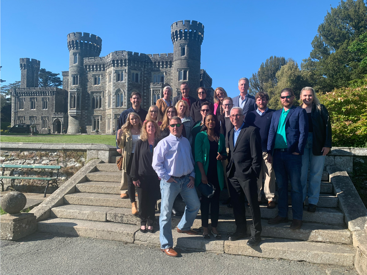 Alumni group at Wexford Center