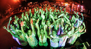 Students at Eagle Experience events