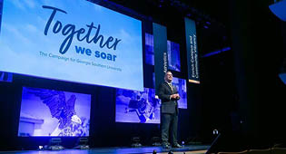 President Marrero at the Together We Soar event