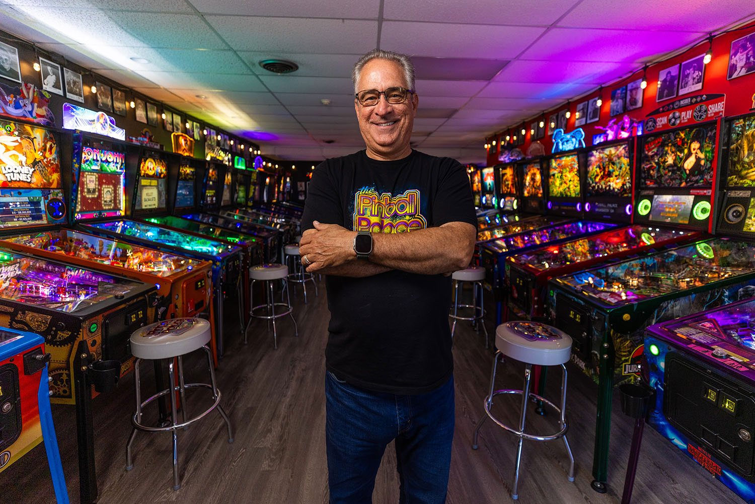 Kelley Daniel, owner of Pinball Palace